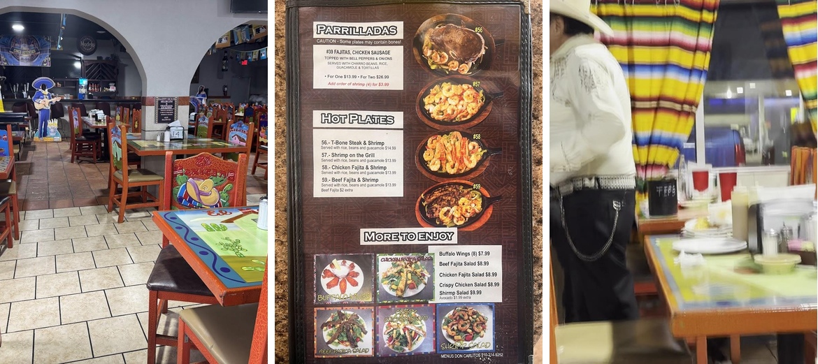 Taqueria El Mexicano Menu